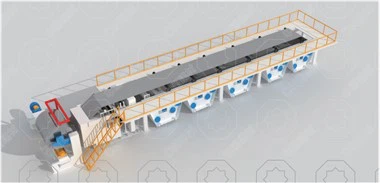 Hatschek lakštų formavimo mašina